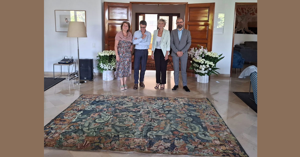 Don de tapisseries prestigieuses à la Bibliothèque Orientale de l’USJ ...