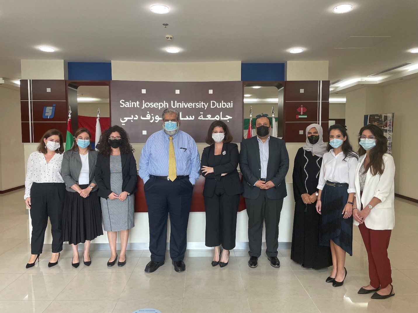 Saint Joseph University Dubai receives two visits from the CAA - Saint Joseph University - Dubai