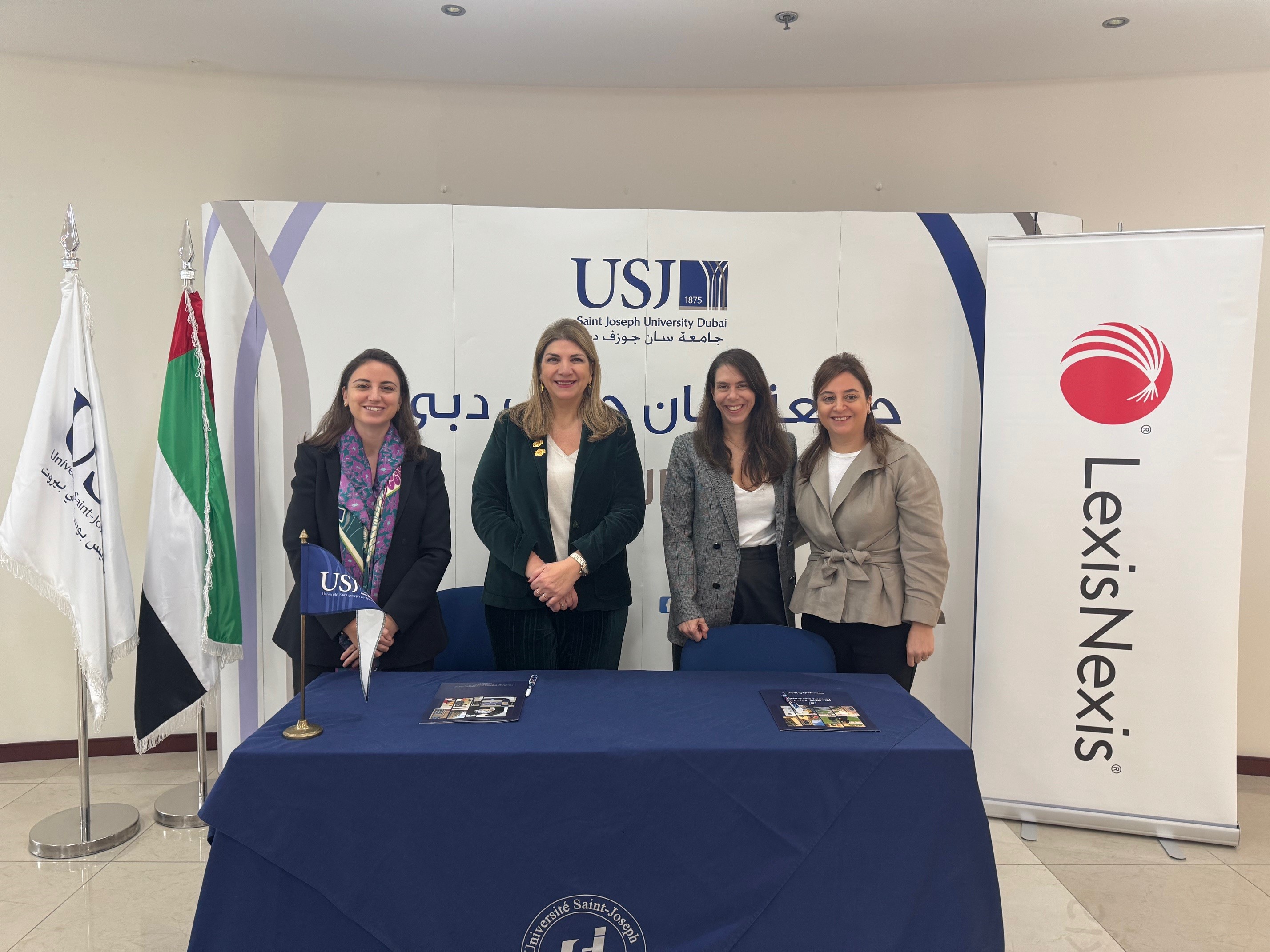 MoU between Saint Joseph University Dubai and LexisNexis Middle East - Saint Joseph University - Dubai